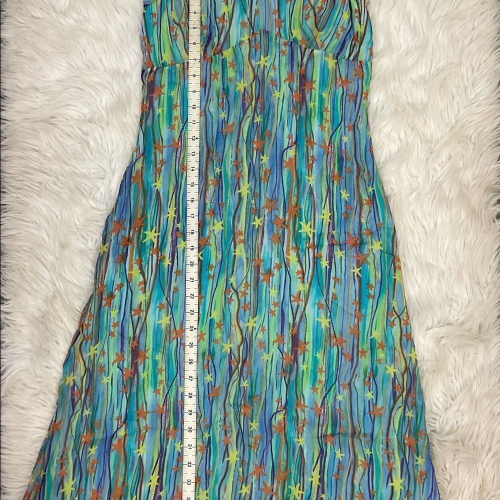 Diane Von Furstenberg stars silk midi dress 8 - Picture 13 of 13